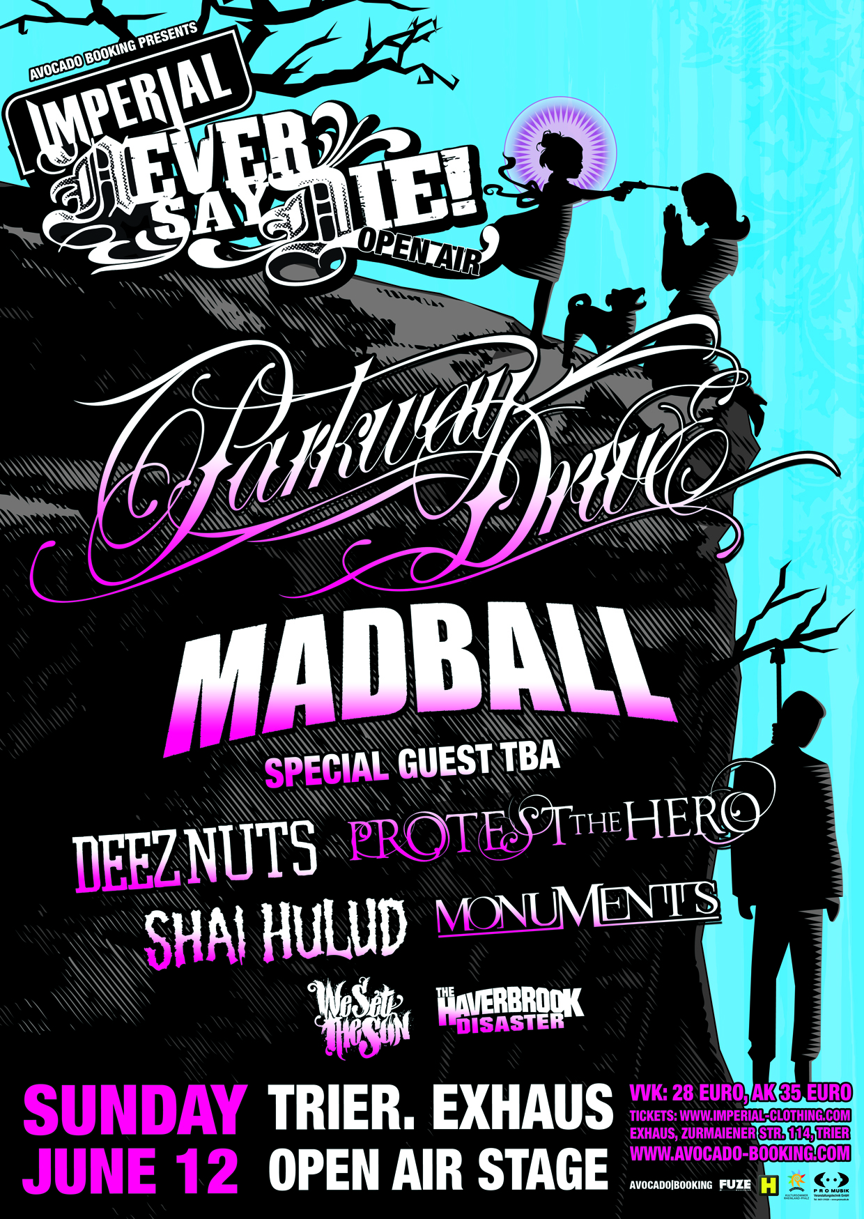 Avocado Booking Announces Never Say Die! Open Air 2011 | Legends