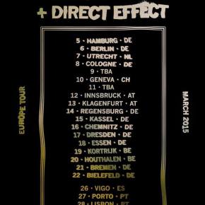 Presents: Swain Announce European Tour with Direct&nbsp;Effect