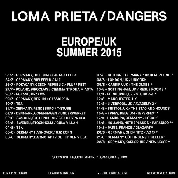 Loma Prieta - Dangers European Tour