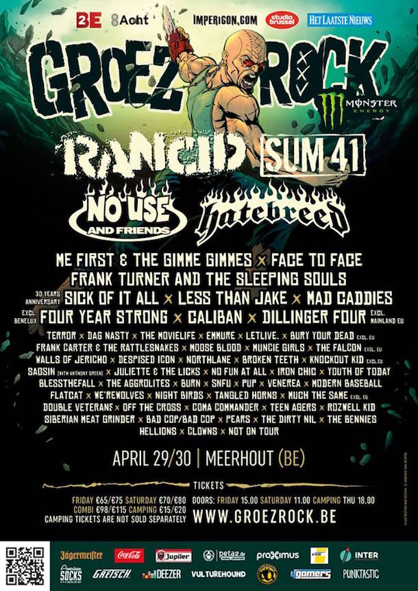 Groezrock Festival Final Poster